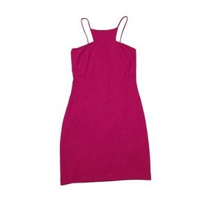 🛍️ KIMBERLY OVITZ Pink Sheath Fitted Style Dress - M